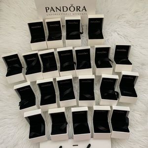 ❌SOLD❌Pandora Empty Charm Box Gift Boxes LOT OF 22